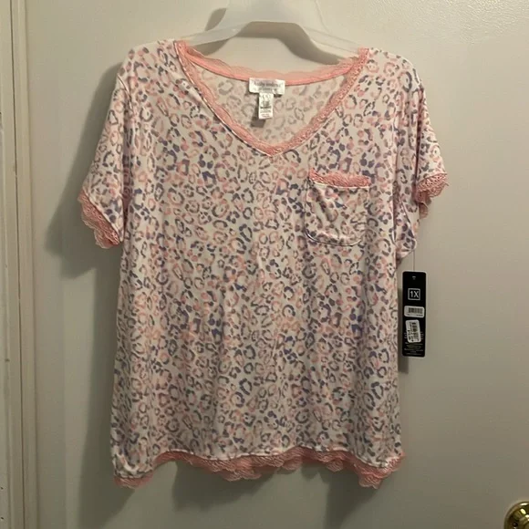 NWT Kathy Ireland pj short set. Size 1X - Picture 3 of 6